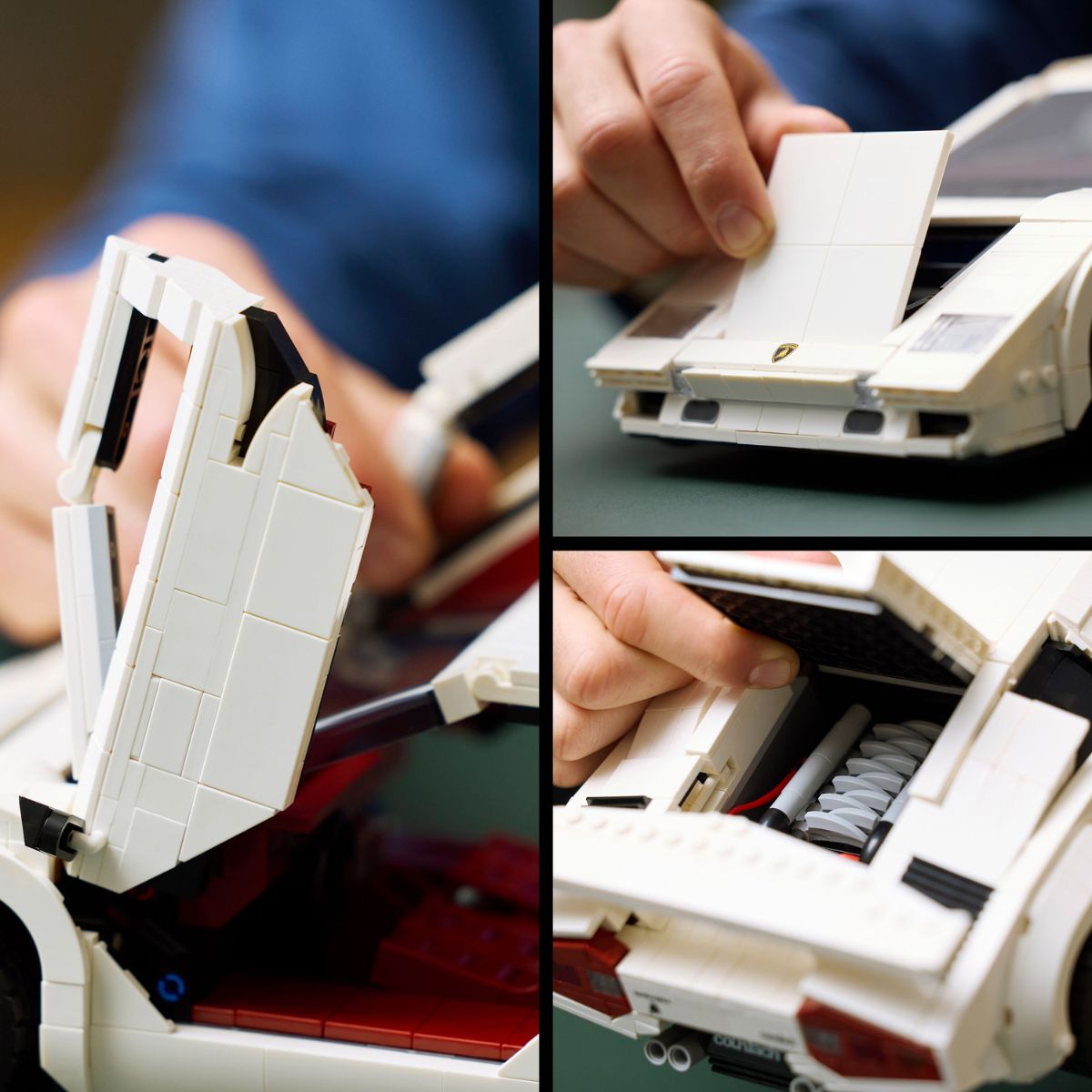 Đồ Chơi Lắp Ráp Lamborghini Countach 5000 Quattrovalvole LEGO ICONS 10337 (1506 chi tiết)