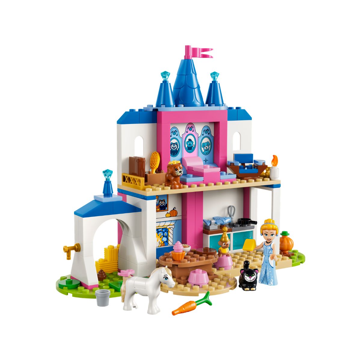Đồ Chơi Lắp Ráp Lâu Đài Cinderella Và Thú Cưng LEGO DISNEY PRINCESS 43283 (149 chi tiết)