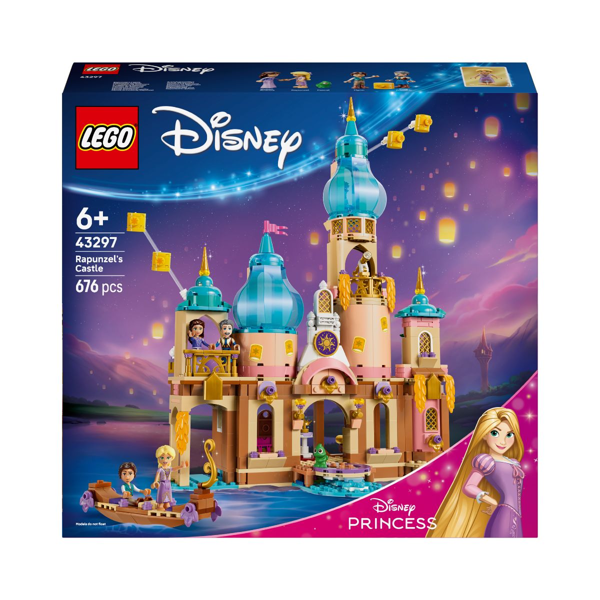 Đồ Chơi Lắp Ráp Lâu Đài Của Rapunzel LEGO DISNEY PRINCESS 43297 (676 chi tiết)