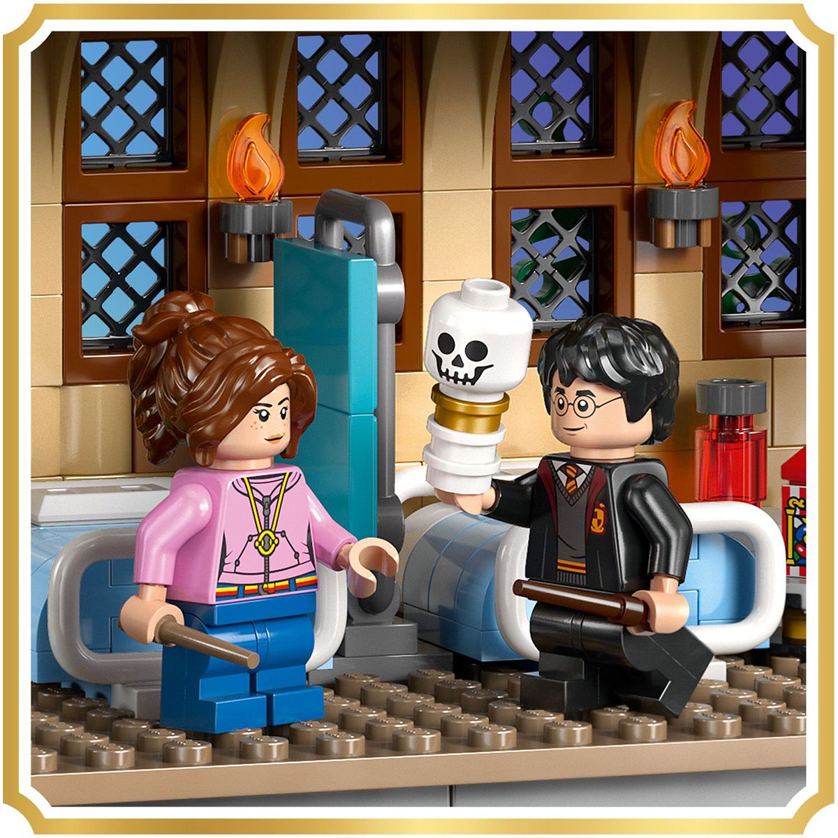 Đồ Chơi Lắp Ráp Lâu Đài Hogwarts™: Khu Bệnh Xá LEGO HARRY POTTER 76463 (907 chi tiết)