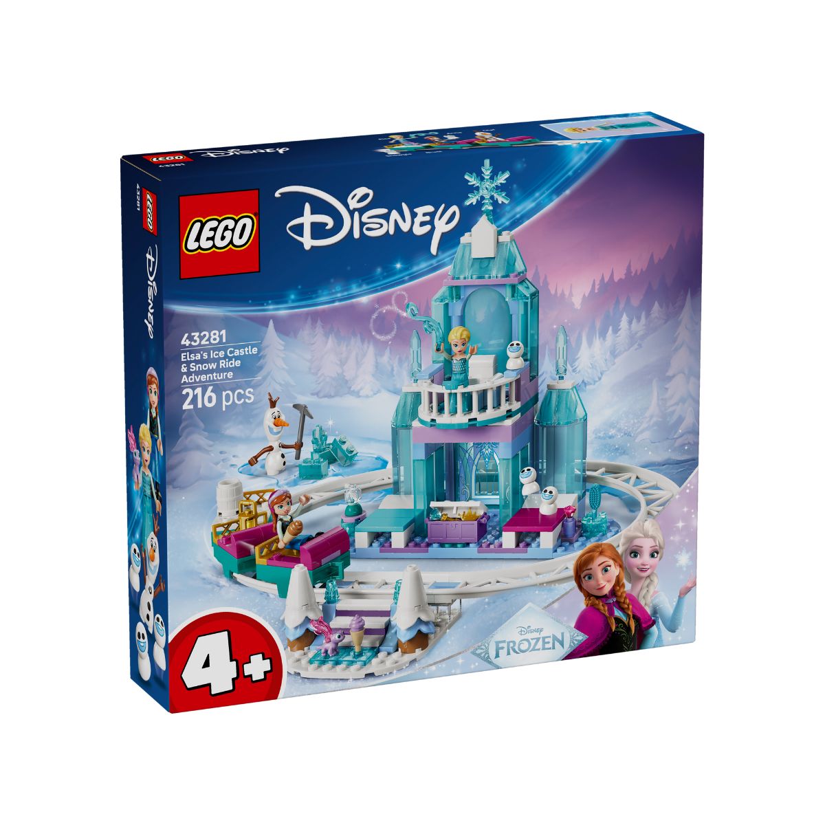 Đồ Chơi Lắp Ráp Lâu Đài Tuyết & Chuyến Phiêu Lưu Của Elsa LEGO DISNEY PRINCESS 43281
