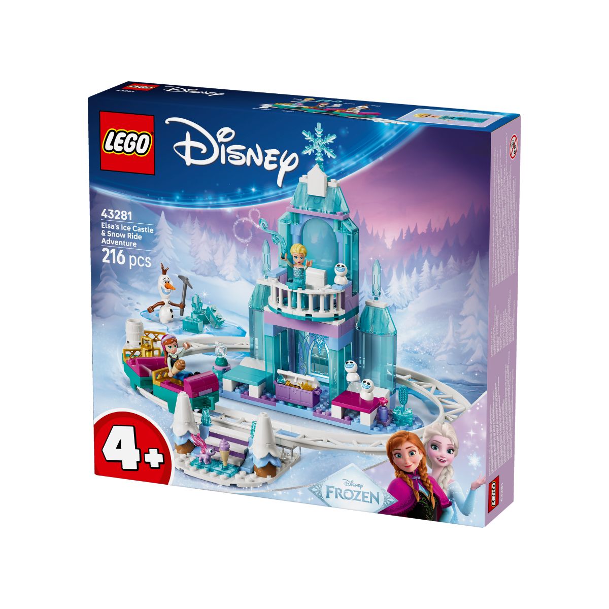 Đồ Chơi Lắp Ráp Lâu Đài Tuyết & Chuyến Phiêu Lưu Của Elsa LEGO DISNEY PRINCESS 43281