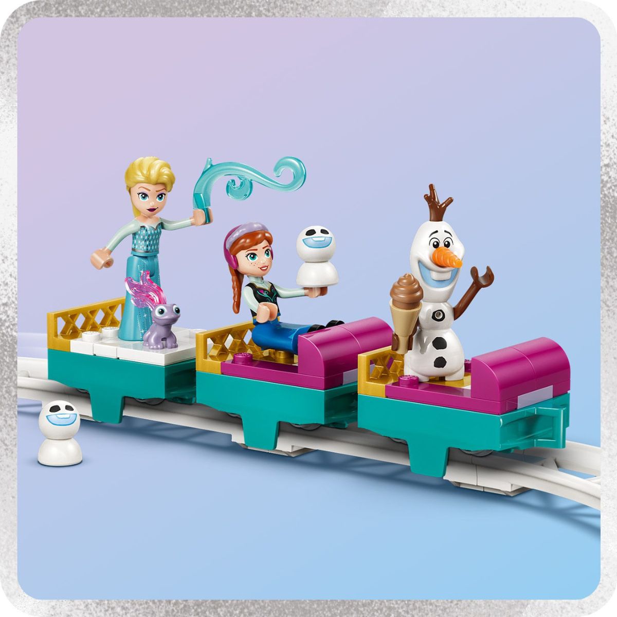Đồ Chơi Lắp Ráp Lâu Đài Tuyết & Chuyến Phiêu Lưu Của Elsa LEGO DISNEY PRINCESS 43281