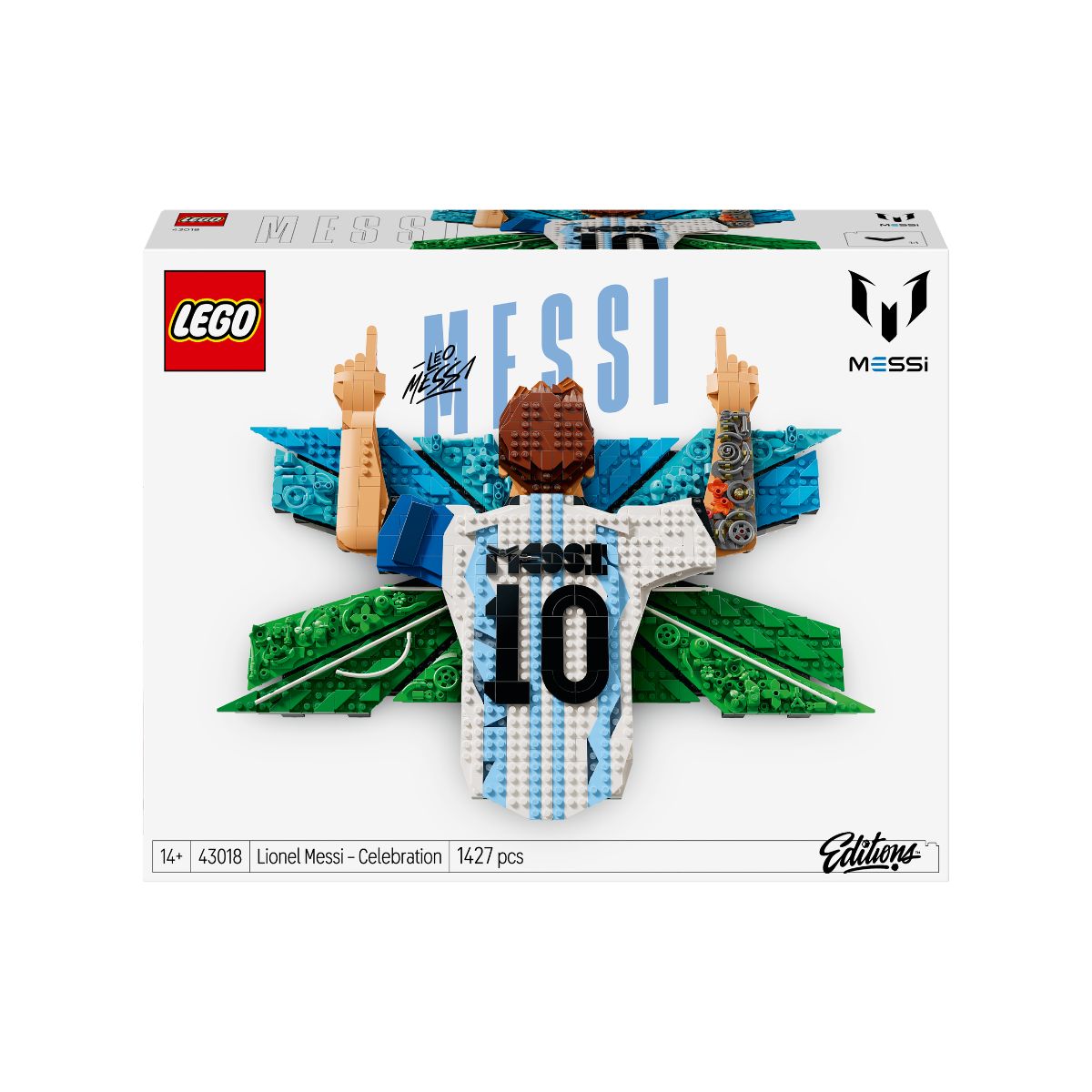 Đồ Chơi Lắp Ráp Lionel Messi - Màn Ăn Mừng Huyền Thoại LEGO EDITIONS SPORTS 43018 (1427 chi tiết)