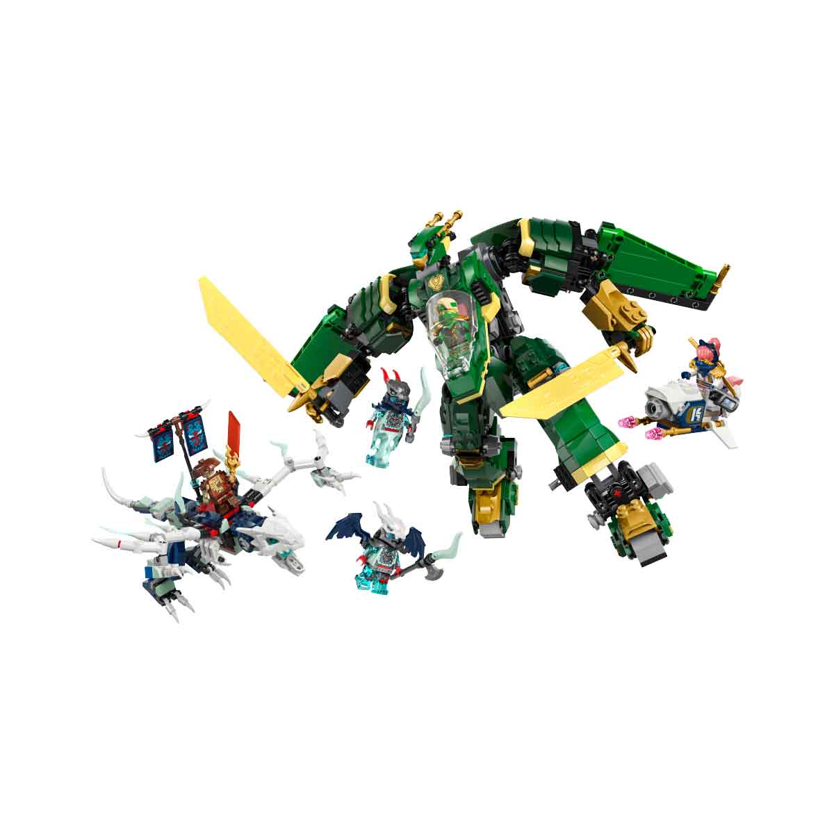 Đồ Chơi Lắp Ráp Lloyd Và Chiến Giáp Jet LEGO NINJAGO 71845 (1112 chi tiết)