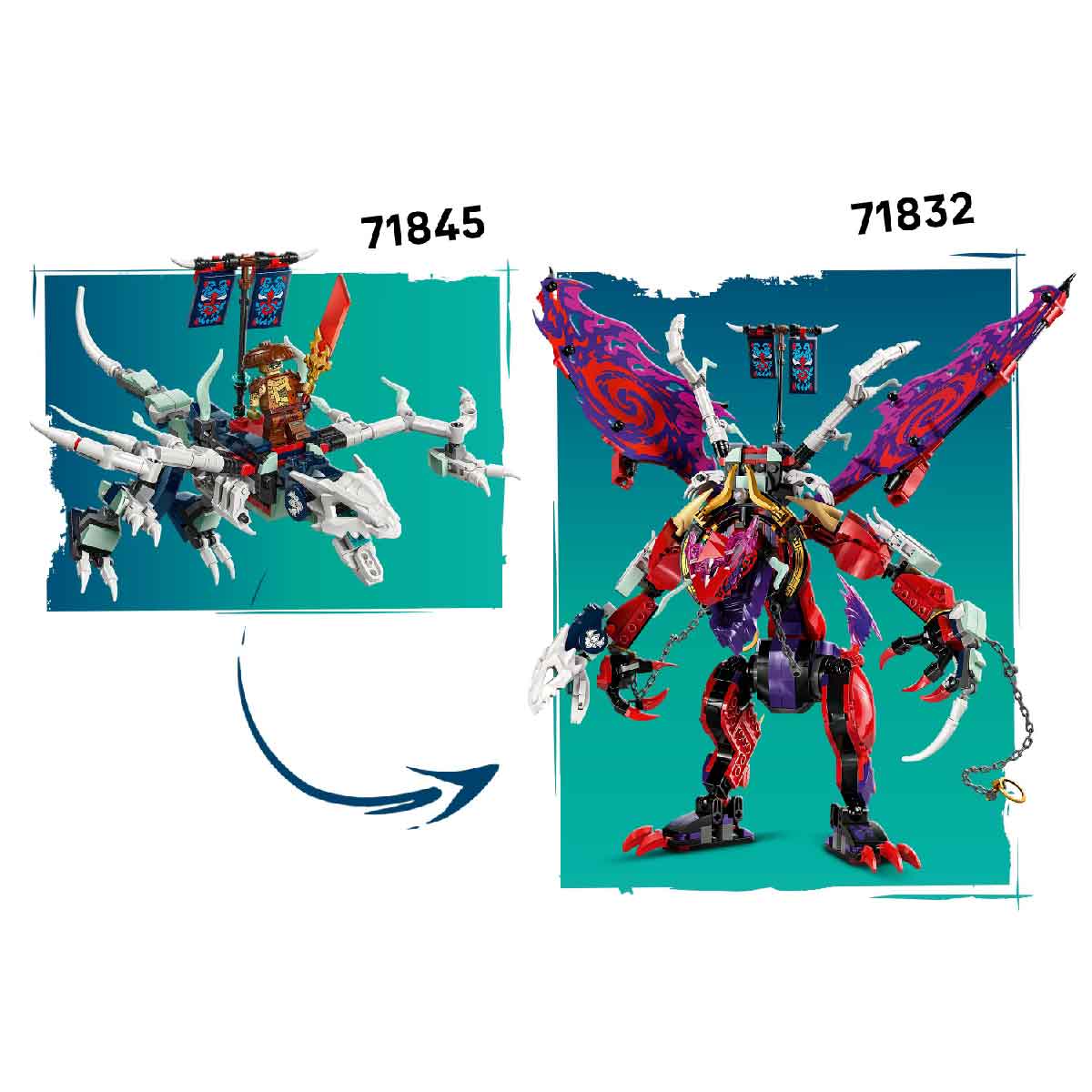 Đồ Chơi Lắp Ráp Lloyd Và Chiến Giáp Jet LEGO NINJAGO 71845 (1112 chi tiết)