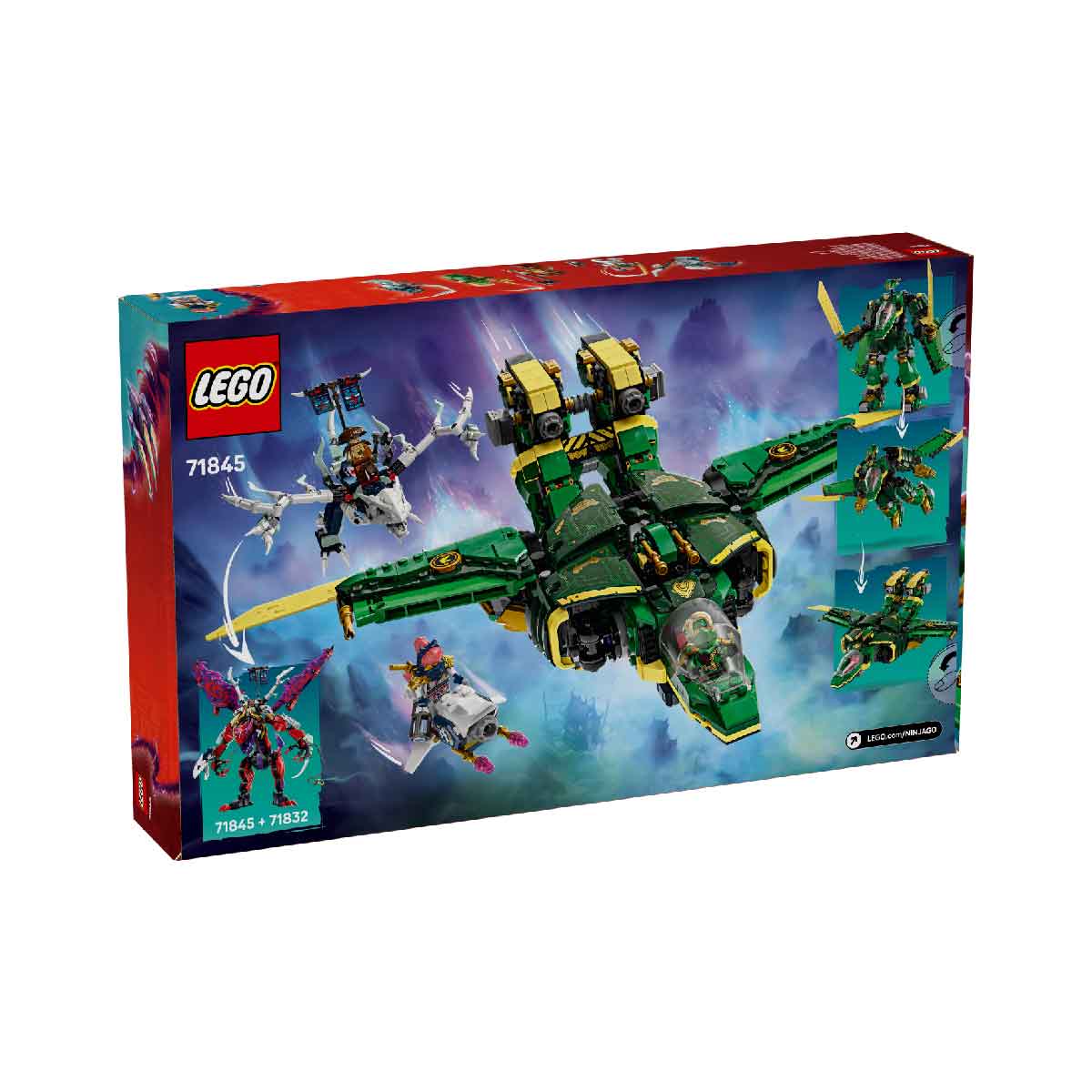 Đồ Chơi Lắp Ráp Lloyd Và Chiến Giáp Jet LEGO NINJAGO 71845 (1112 chi tiết)