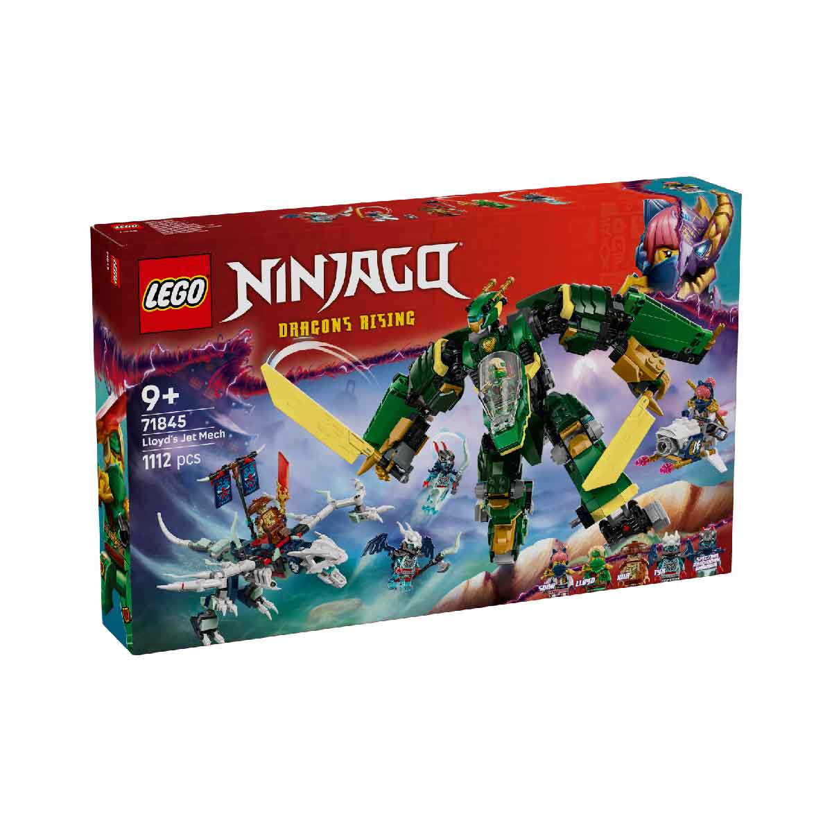 Đồ Chơi Lắp Ráp Lloyd Và Chiến Giáp Jet LEGO NINJAGO 71845 (1112 chi tiết)