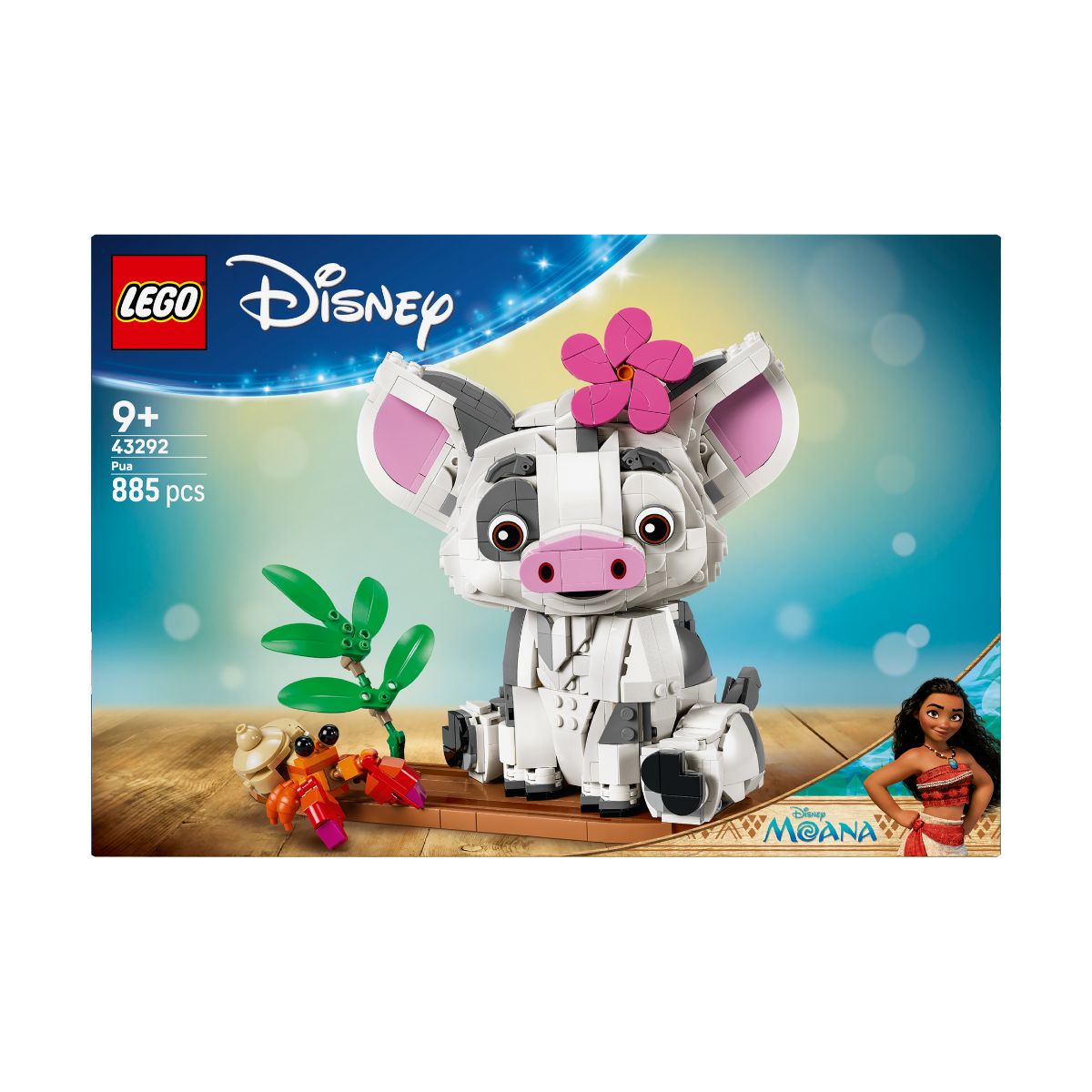 Đồ Chơi Lắp Ráp Lợn Con Pua LEGO DISNEY PRINCESS 43292 (885 chi tiết)