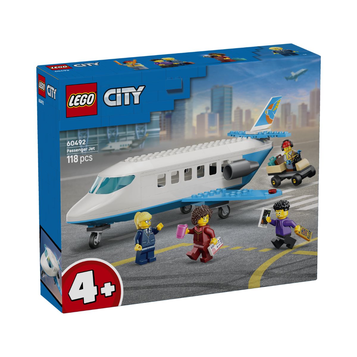 Đồ Chơi Lắp Ráp Máy Bay Chở Khách LEGO CITY 60492 (118 chi tiết)