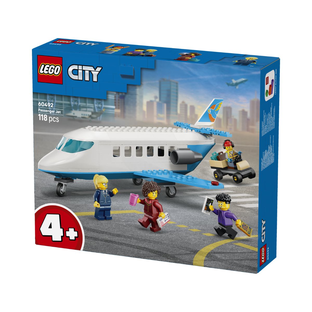 Đồ Chơi Lắp Ráp Máy Bay Chở Khách LEGO CITY 60492 (118 chi tiết)