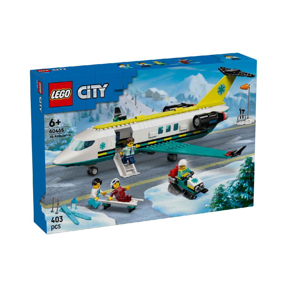 Đồ Chơi Lắp Ráp Máy Bay Cứu Hộ Khẩn Cấp LEGO CITY 60465 (403 chi tiết)