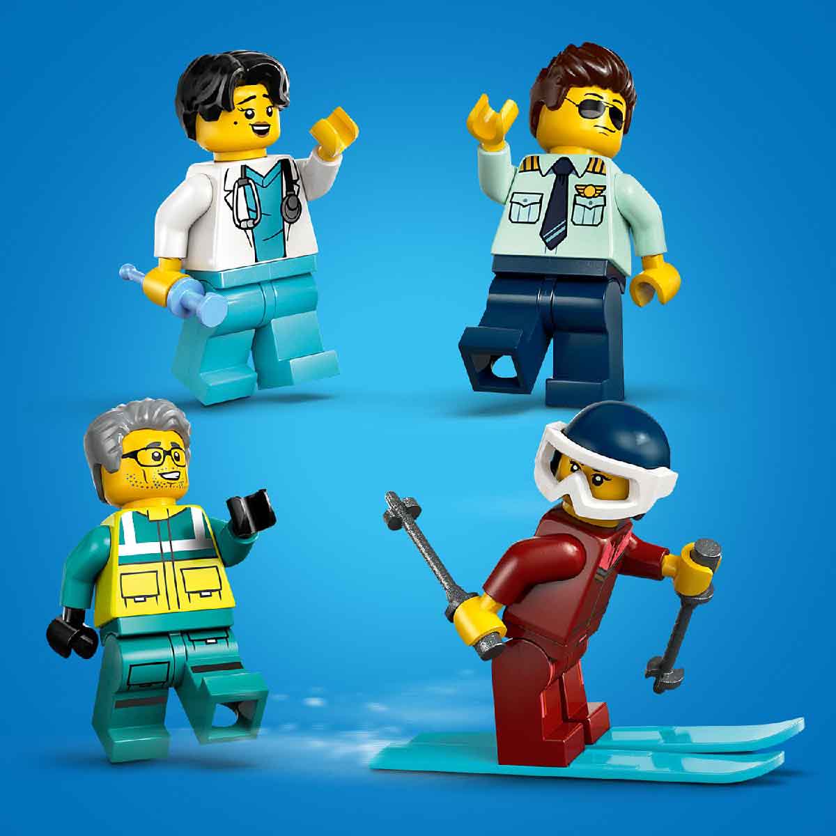 Đồ Chơi Lắp Ráp Máy Bay Cứu Hộ Khẩn Cấp LEGO CITY 60465 (403 chi tiết)