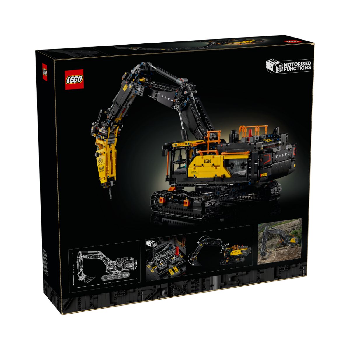 Đồ Chơi Lắp Ráp Máy Xúc Hybrid Volvo EC500 – V29 LEGO TECHNIC 42215-LG
