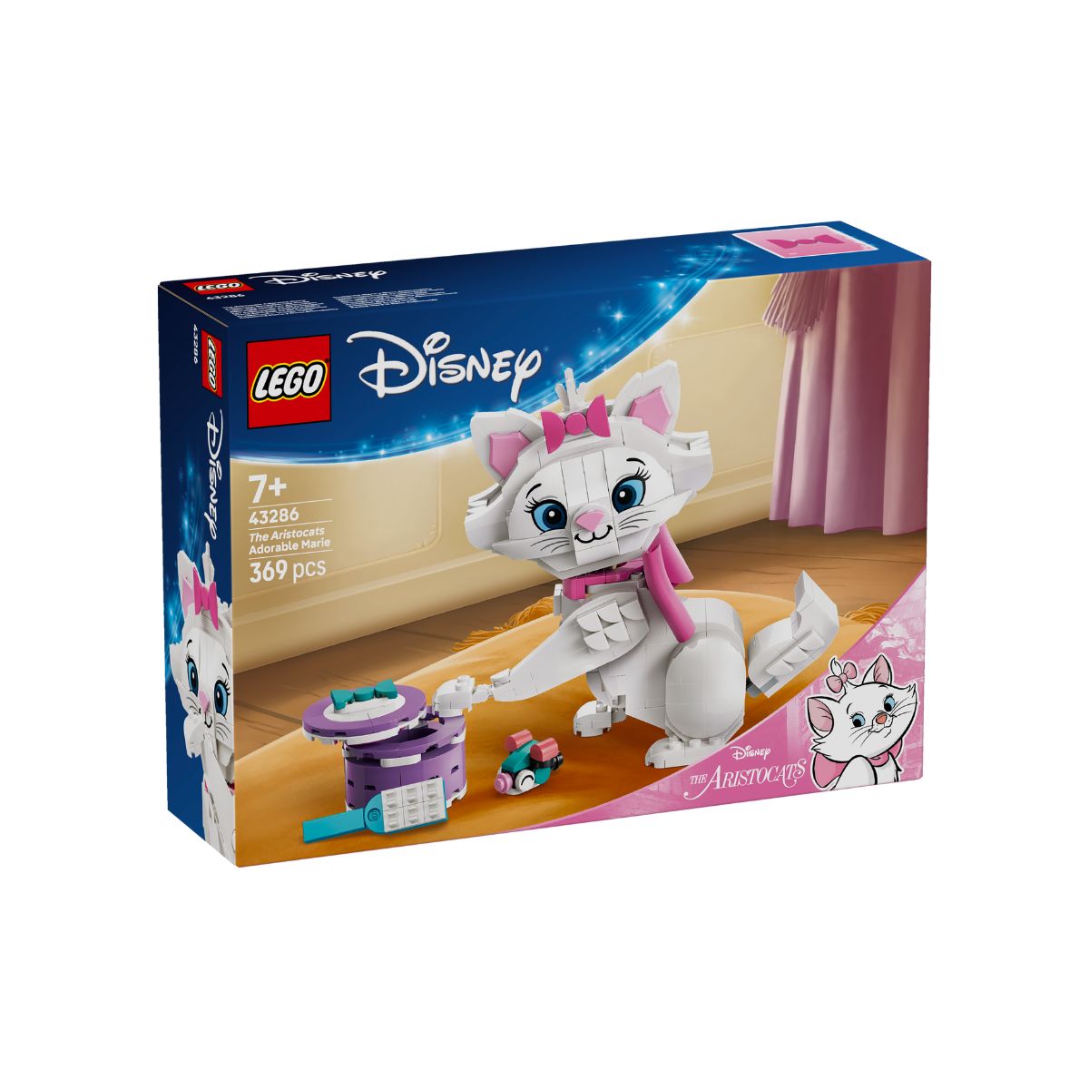Đồ Chơi Lắp Ráp Mèo Quý Tộc Marie Đáng Yêu LEGO DISNEY PRINCESS 43286 (369 chi tiết)
