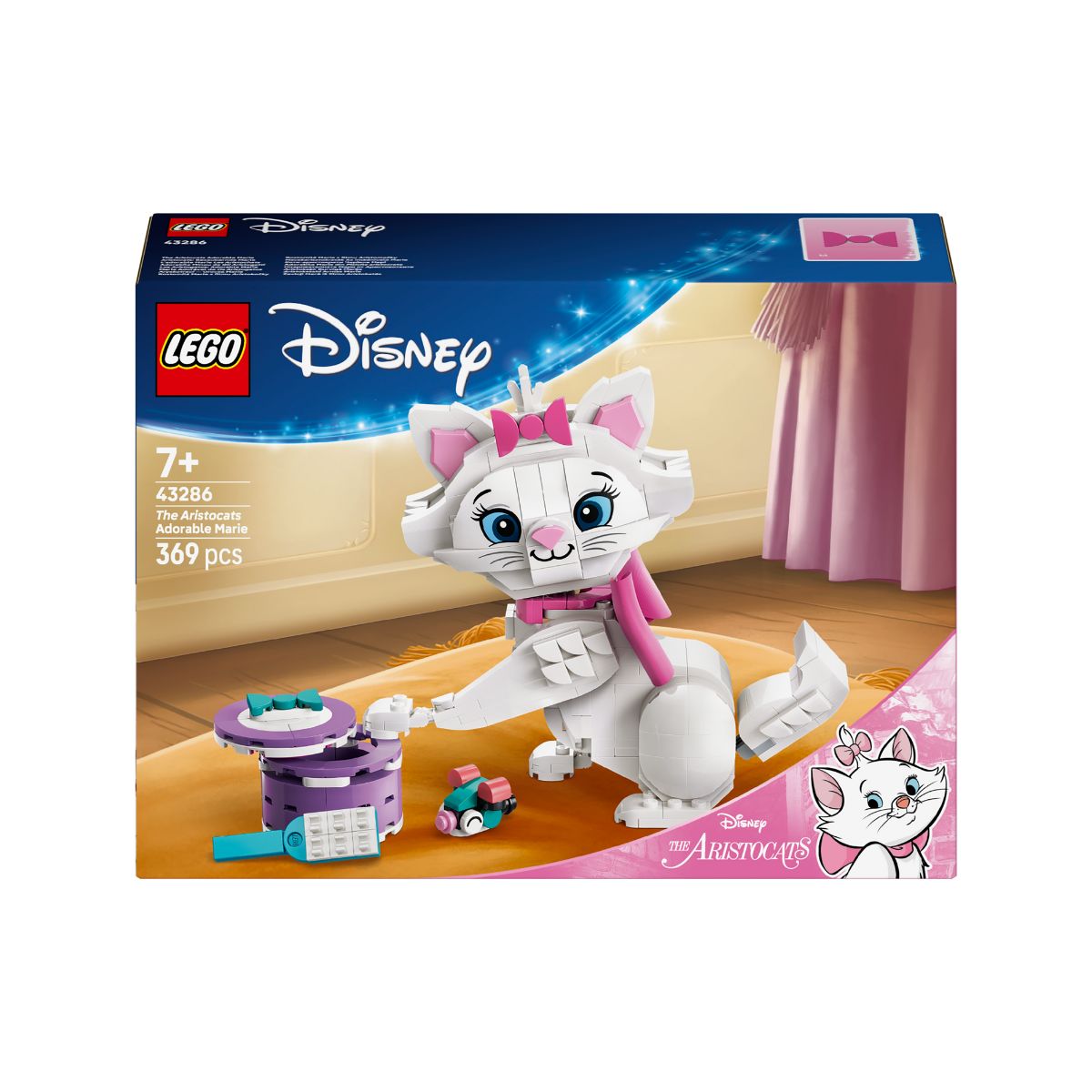 Đồ Chơi Lắp Ráp Mèo Quý Tộc Marie Đáng Yêu LEGO DISNEY PRINCESS 43286 (369 chi tiết)