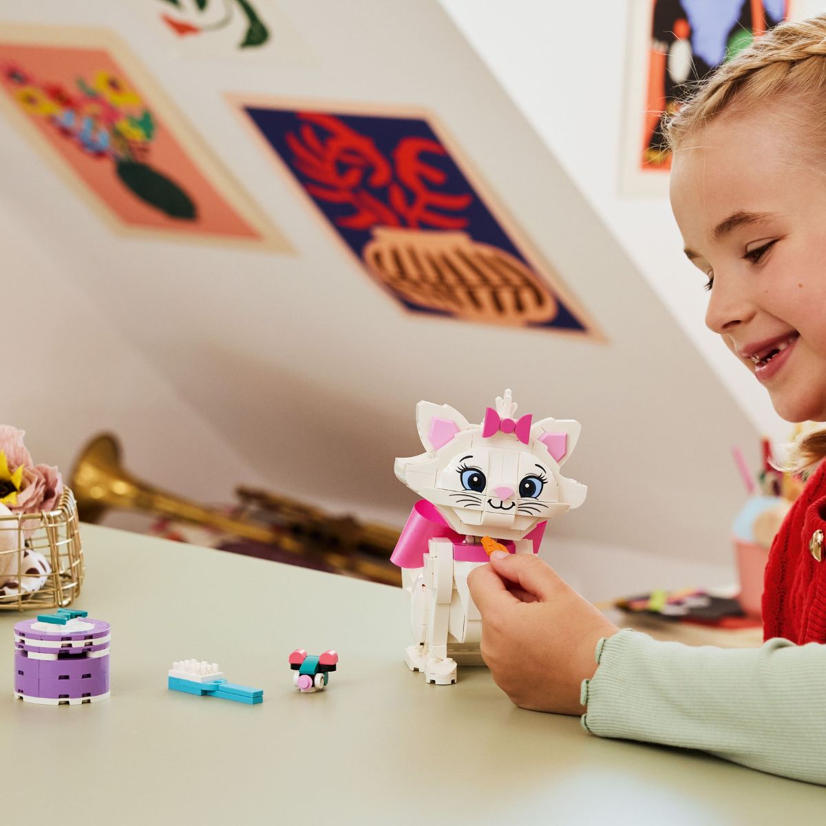 Đồ Chơi Lắp Ráp Mèo Quý Tộc Marie Đáng Yêu LEGO DISNEY PRINCESS 43286 (369 chi tiết)