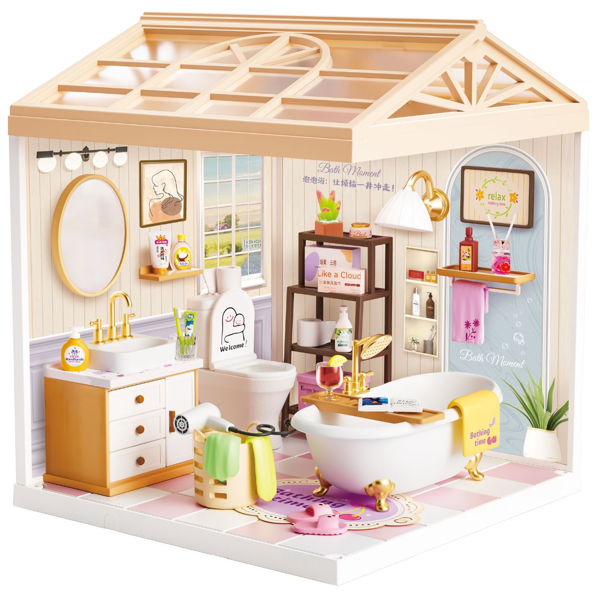 Đồ Chơi Lắp Ráp Mini House - Phòng Tắm SWEET HEART SH809