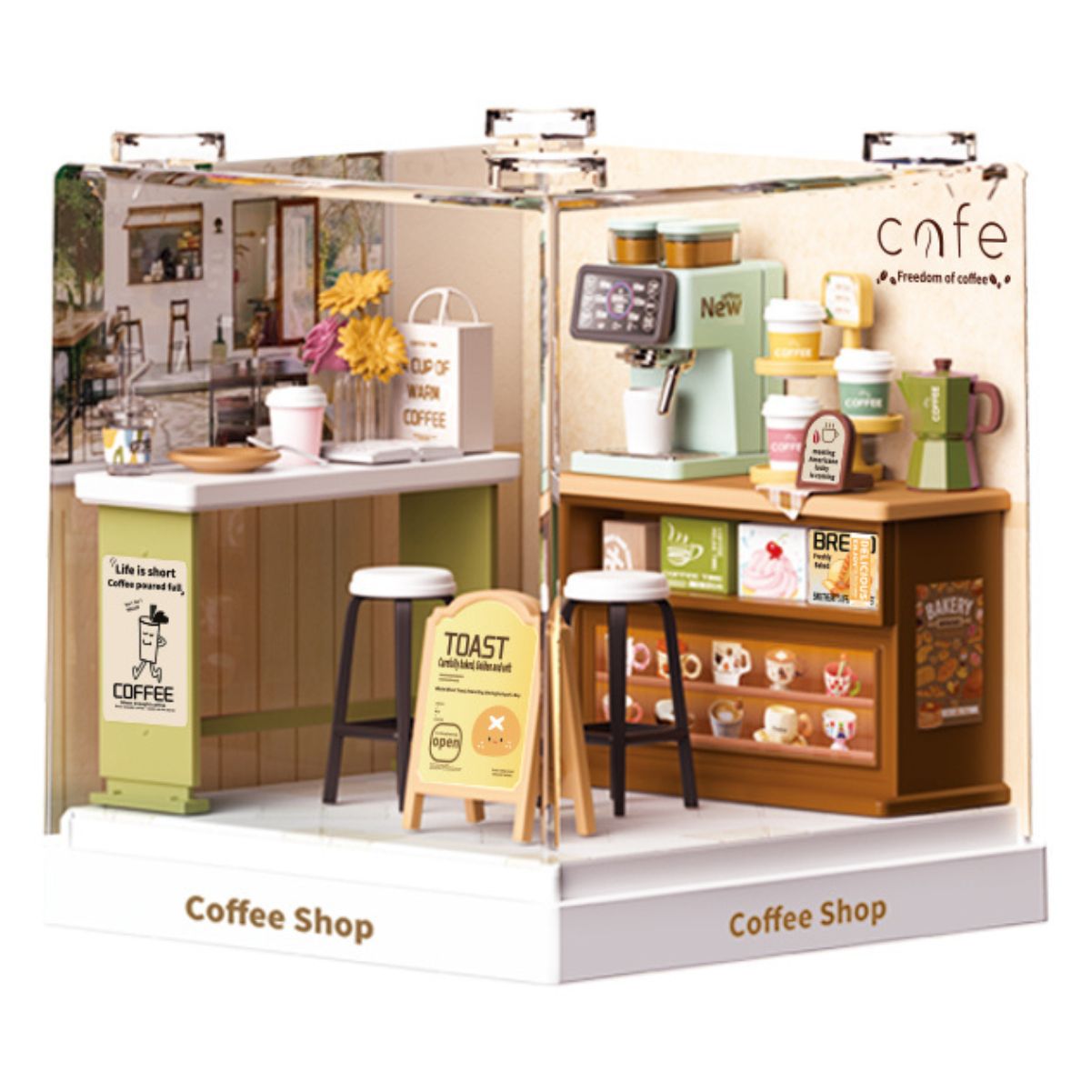 Đồ Chơi Lắp Ráp Mini House Small - Tiệm Café SWEET HEART SH834