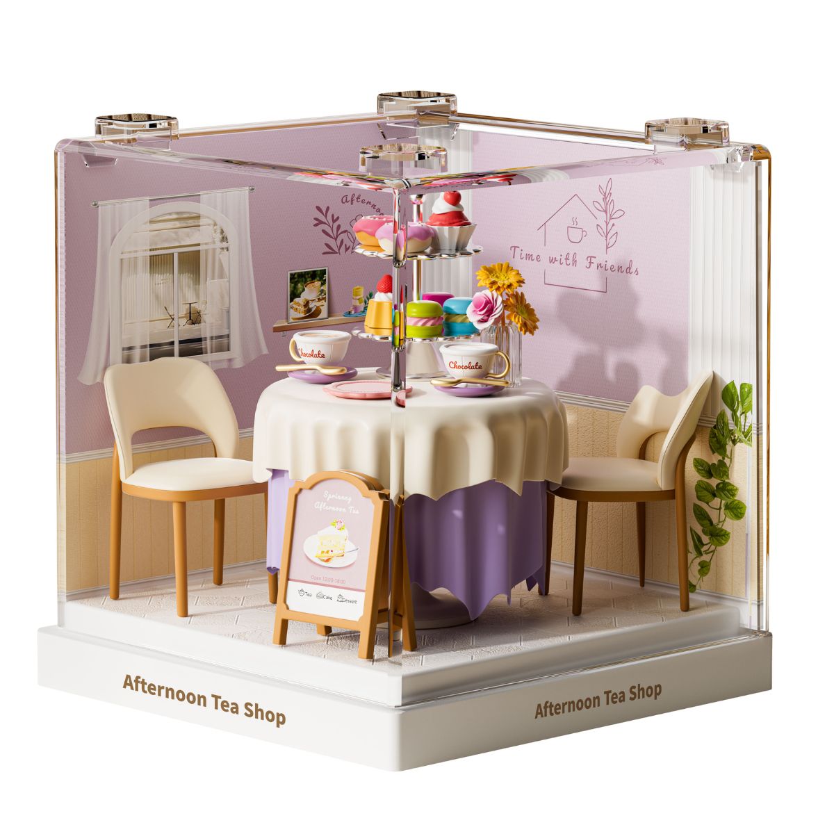 Đồ Chơi Lắp Ráp Mini House Small - Trà Chiều SWEET HEART SH831