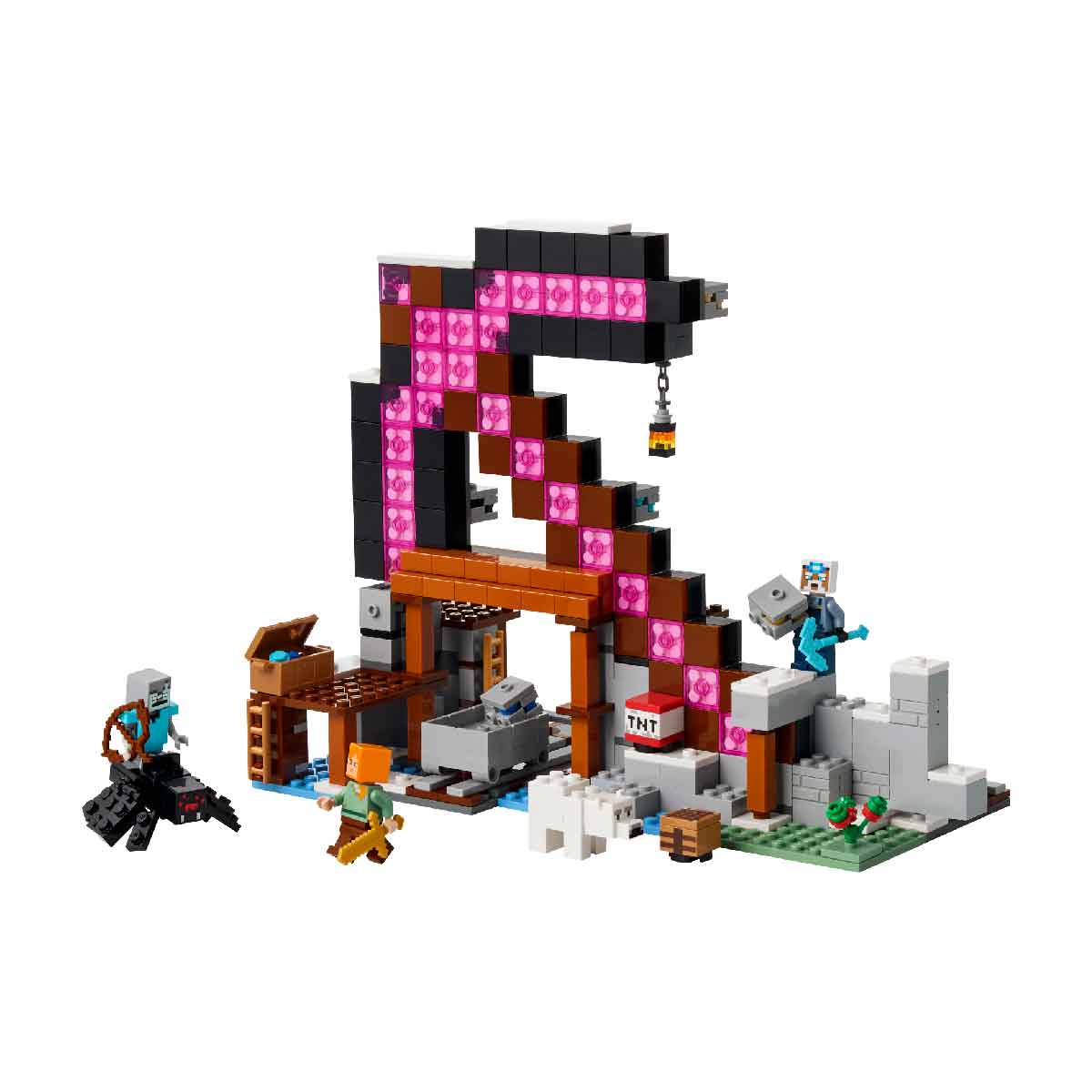 Đồ Chơi Lắp Ráp Mỏ Cúp LEGO MINECRAFT 21277 (530 chi tiết)