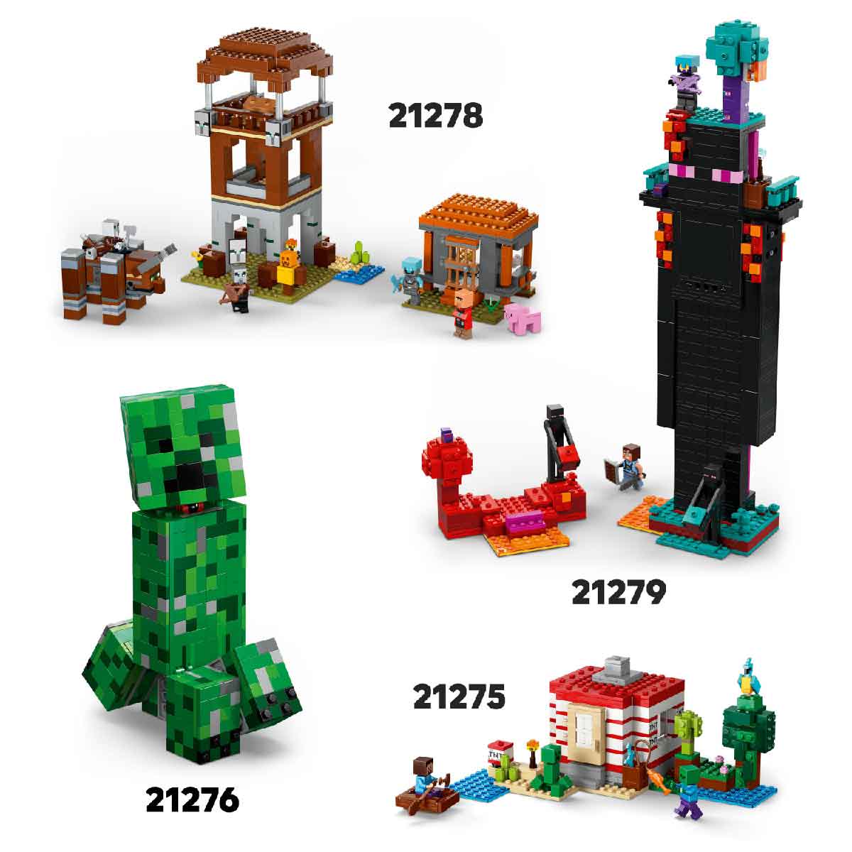 Đồ Chơi Lắp Ráp Mỏ Cúp LEGO MINECRAFT 21277 (530 chi tiết)