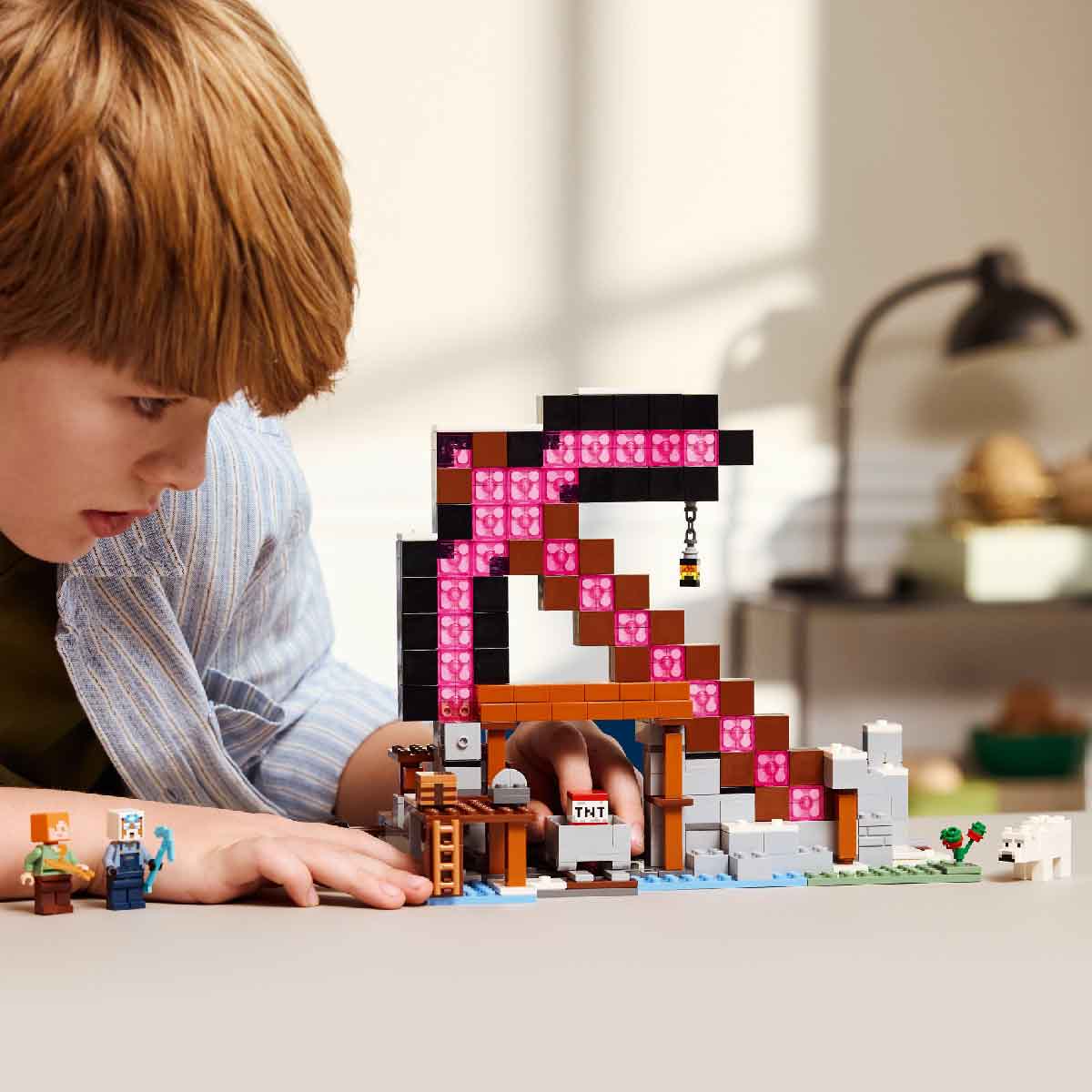 Đồ Chơi Lắp Ráp Mỏ Cúp LEGO MINECRAFT 21277 (530 chi tiết)