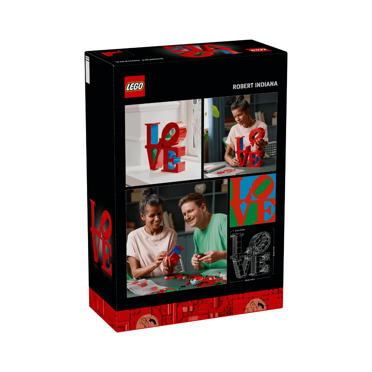 Đồ Chơi Lắp Ráp Mô Hình Chữ LOVE Robert Indiana LEGO ADUTLS 31214