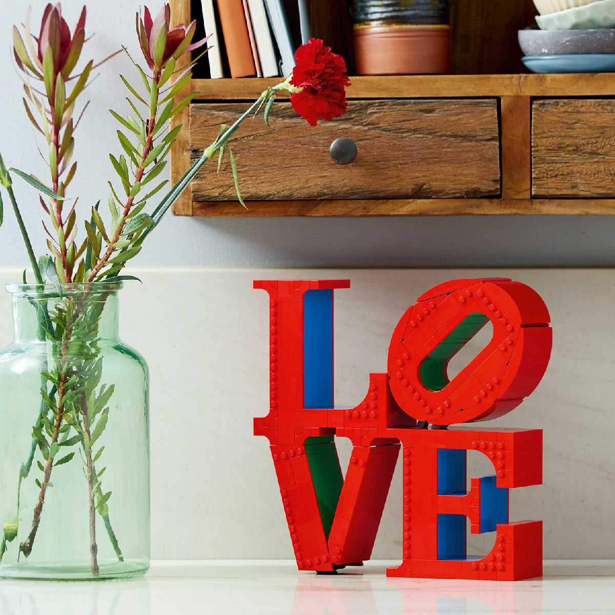 Đồ Chơi Lắp Ráp Mô Hình Chữ LOVE Robert Indiana LEGO ADUTLS 31214