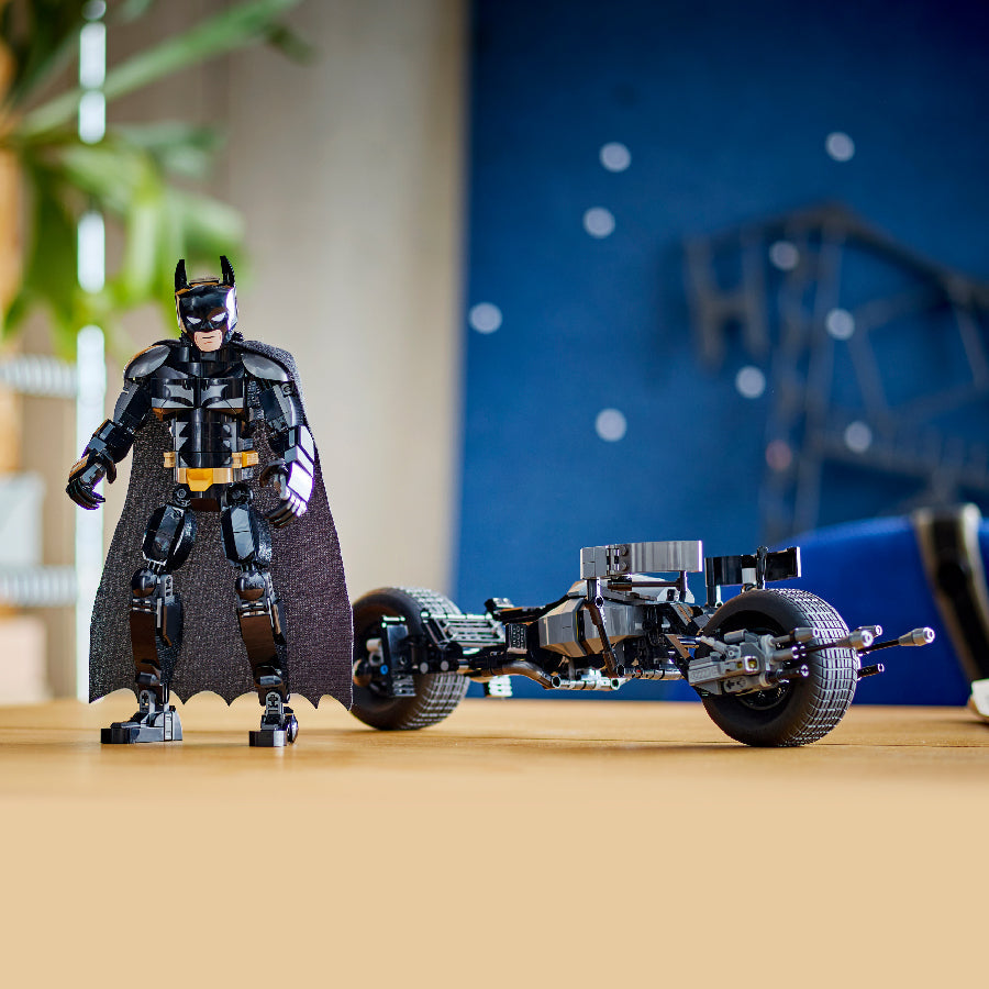Đồ Chơi Lắp Ráp Mô Hình Người Dơi Và Siêu Xe Batpod LEGO SUPERHEROES 76273 (713 chi tiết)