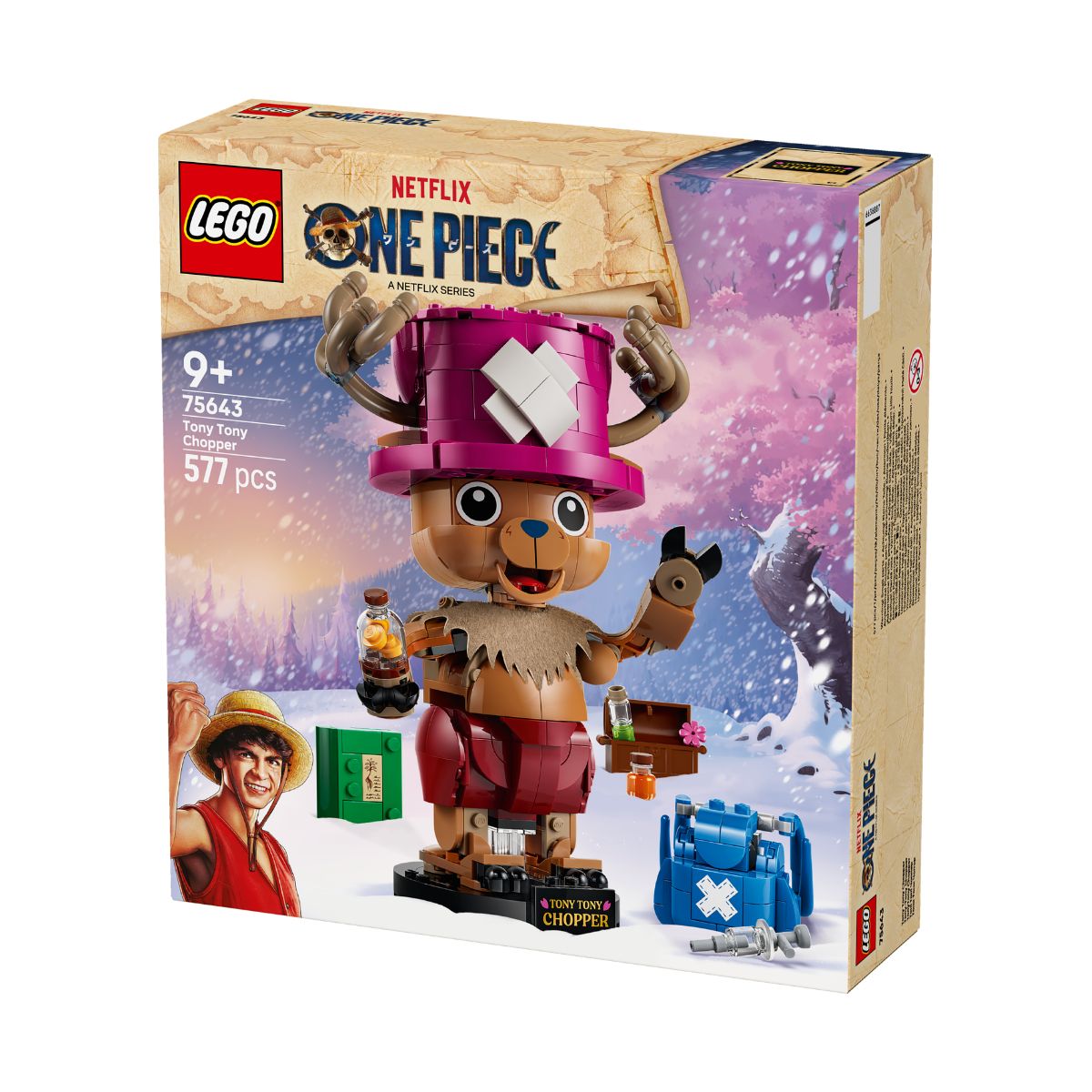Đồ Chơi Lắp Ráp Mô Hình Nhân Vật Tony Tony Chopper LEGO ONE PIECE 75643-LG (577 Chi Tiết)