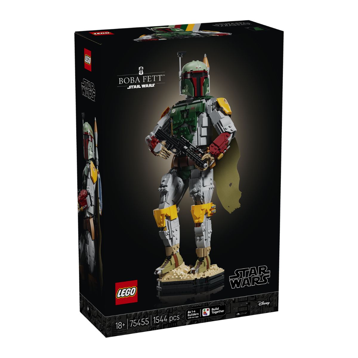 Đồ Chơi Lắp Ráp Mô Hình Thợ Săn Tiền Thưởng Boba Fett LEGO STAR WARS 75455 (1544 Chi Tiết)