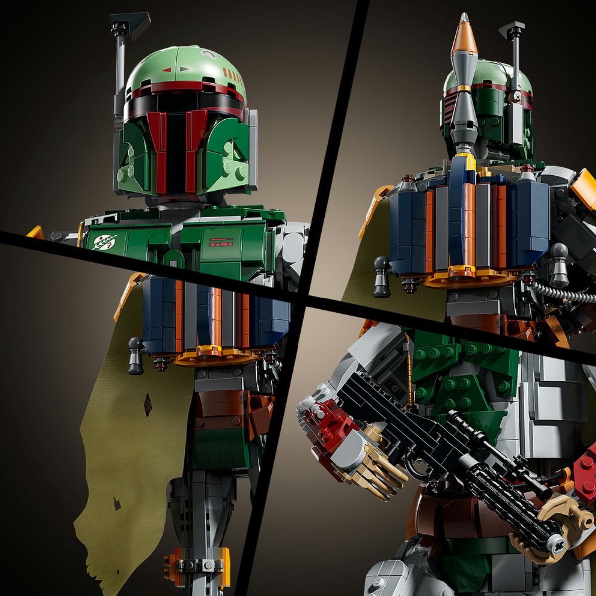 Đồ Chơi Lắp Ráp Mô Hình Thợ Săn Tiền Thưởng Boba Fett LEGO STAR WARS 75455 (1544 Chi Tiết)