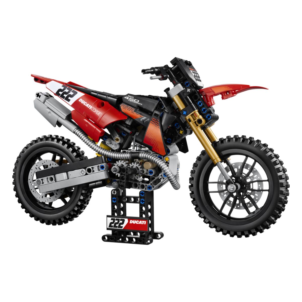 Đồ Chơi Lắp Ráp Mô Tô Ducati Desmo450 MX Factory LEGO TECHNIC 42238 (457 Chi Tiết)