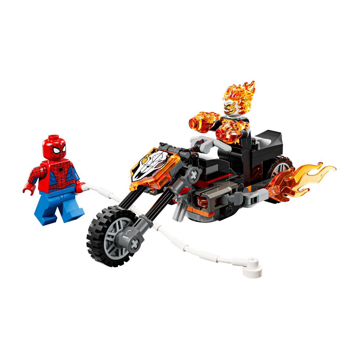 Đồ Chơi Lắp Ráp Mô Tô Ghost Rider Và Spider-Man LEGO SUPERHEROES 76335 (72 chi tiết)