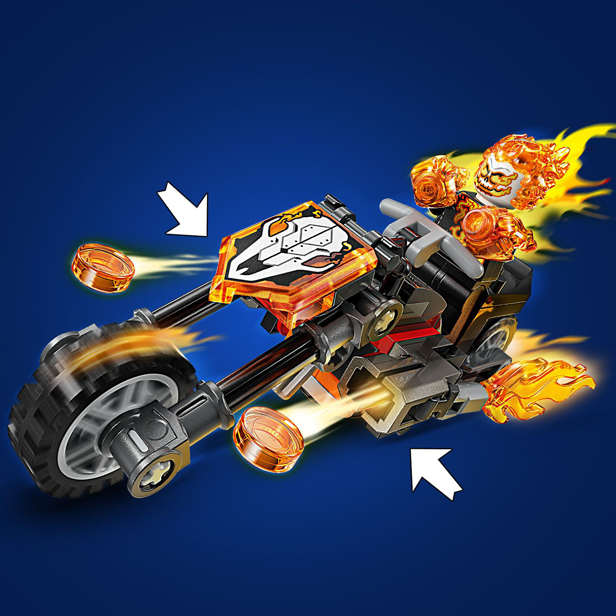 Đồ Chơi Lắp Ráp Mô Tô Ghost Rider Và Spider-Man LEGO SUPERHEROES 76335 (72 chi tiết)