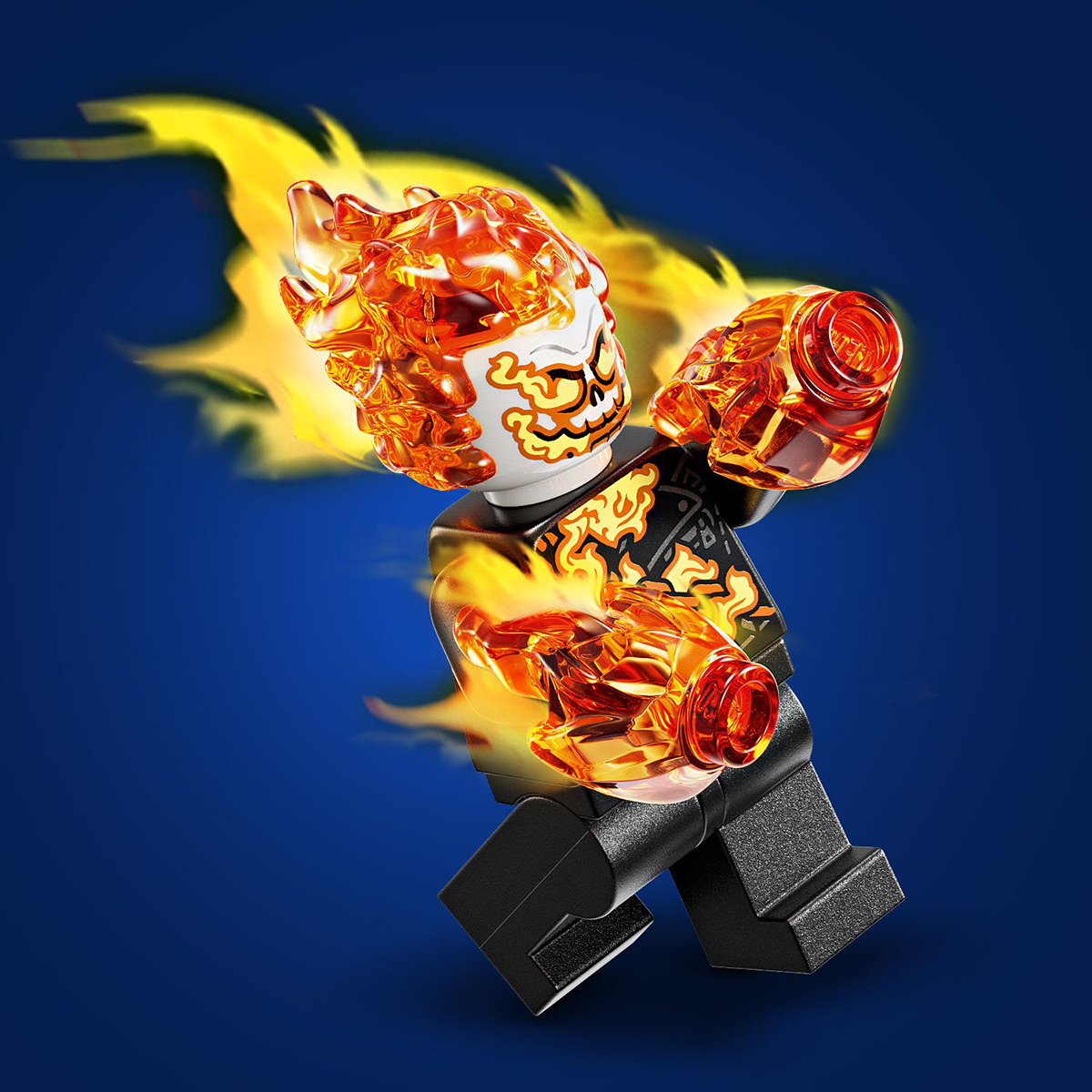 Đồ Chơi Lắp Ráp Mô Tô Ghost Rider Và Spider-Man LEGO SUPERHEROES 76335 (72 chi tiết)