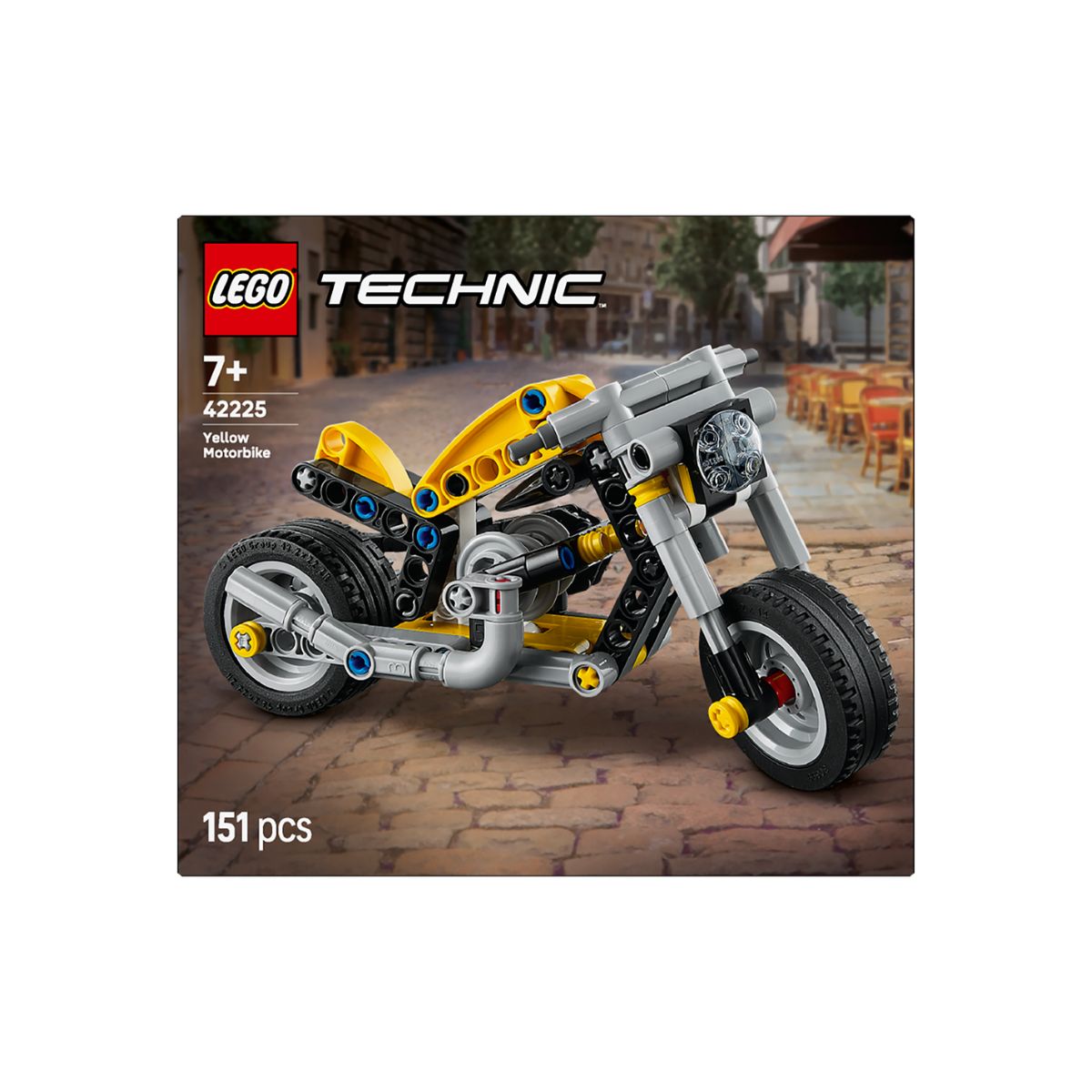 Đồ Chơi Lắp Ráp Mô Tô Màu Vàng LEGO TECHNIC 42225 (151 Chi Tiết)