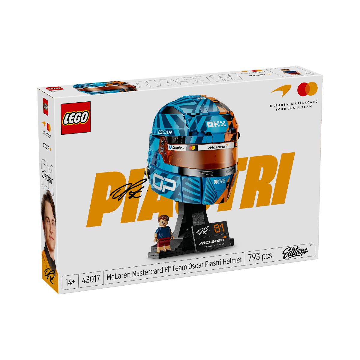 Đồ Chơi Lắp Ráp Mũ Bảo Hiểm Đội F1 43017 LEGO EDITIONS VEHICLES 43017 (793 Chi Tiết)