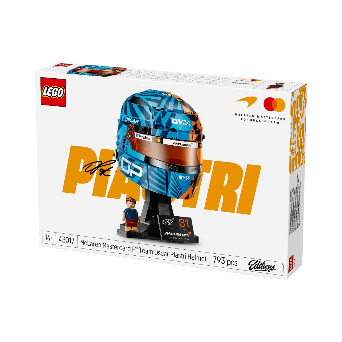 Đồ Chơi Lắp Ráp Mũ Bảo Hiểm Đội F1 43017 LEGO EDITIONS VEHICLES 43017 (793 Chi Tiết)
