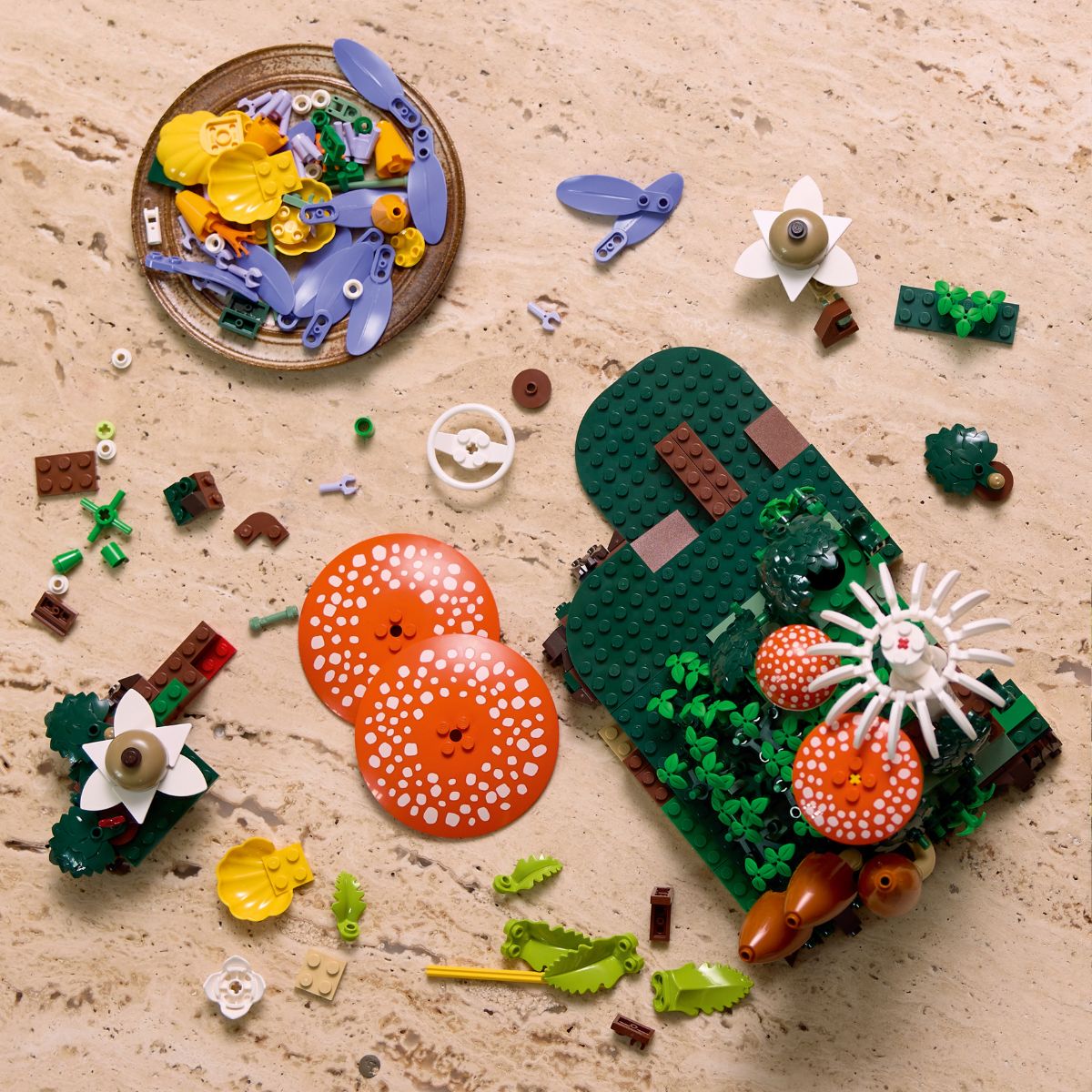 Đồ Chơi Lắp Ráp Nấm Rừng Xinh Xắn LEGO BOTANICALS 11505 (806 chi tiết)