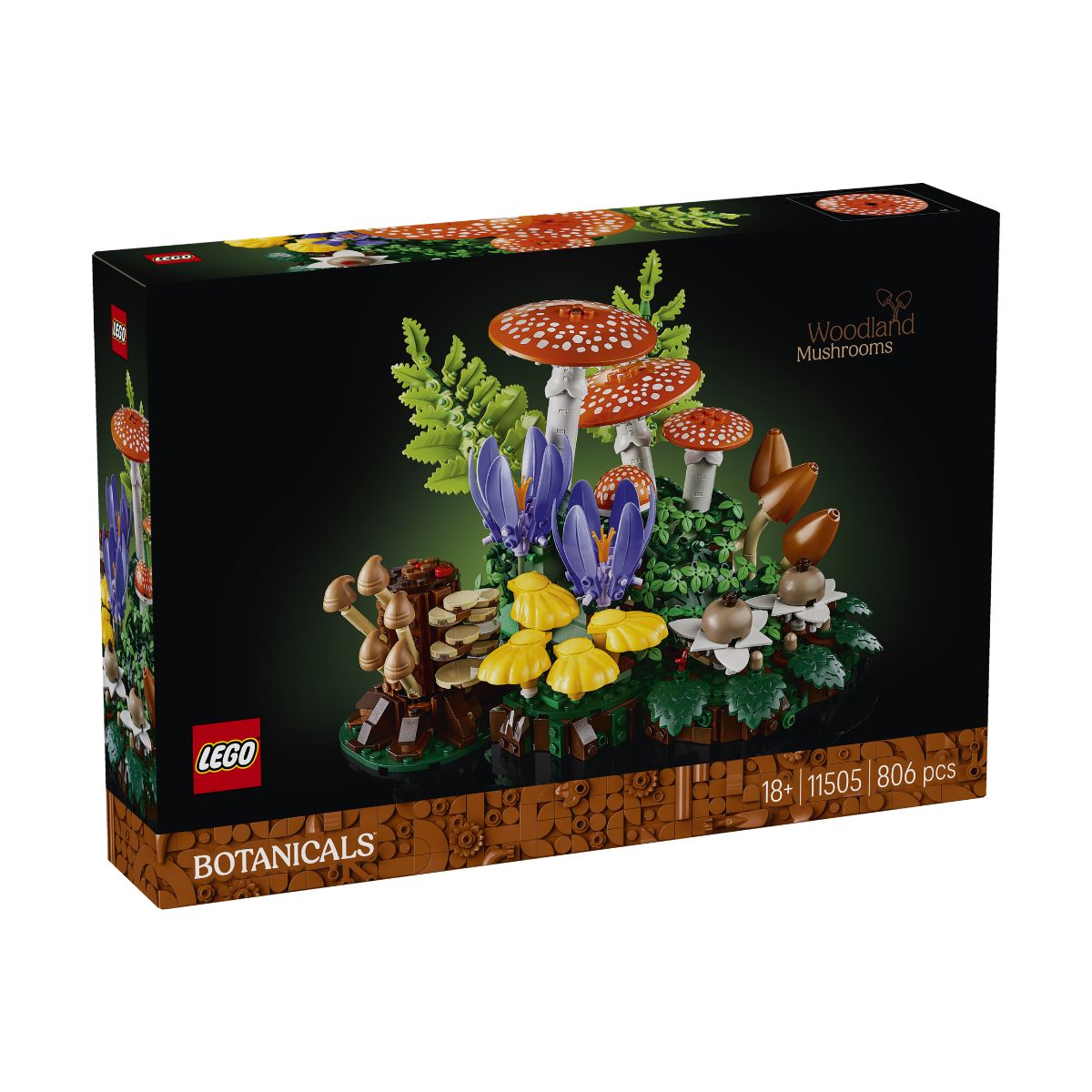 Đồ Chơi Lắp Ráp Nấm Rừng Xinh Xắn LEGO BOTANICALS 11505 (806 chi tiết)