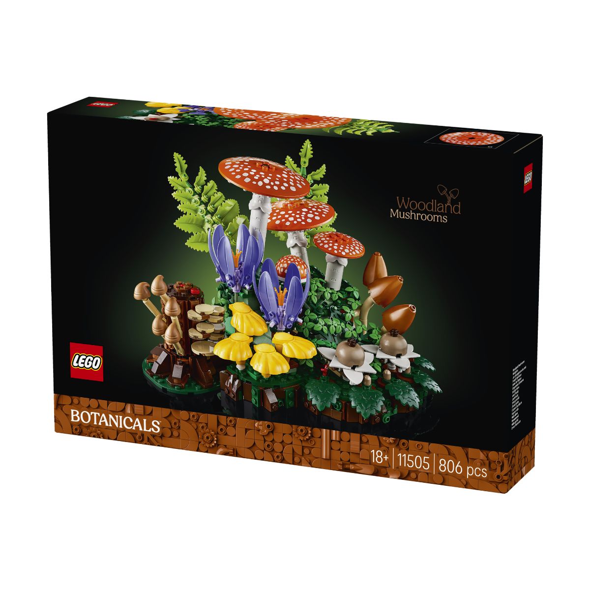Đồ Chơi Lắp Ráp Nấm Rừng Xinh Xắn LEGO BOTANICALS 11505 (806 chi tiết)