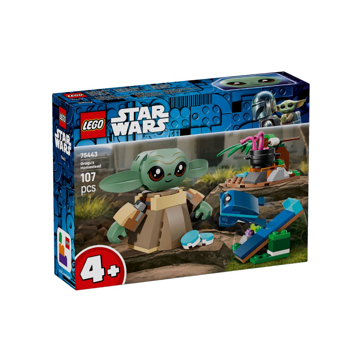 Đồ Chơi Lắp Ráp Ngôi Nhà Của Grogu LEGO STAR WARS 75443 (107 chi tiết)