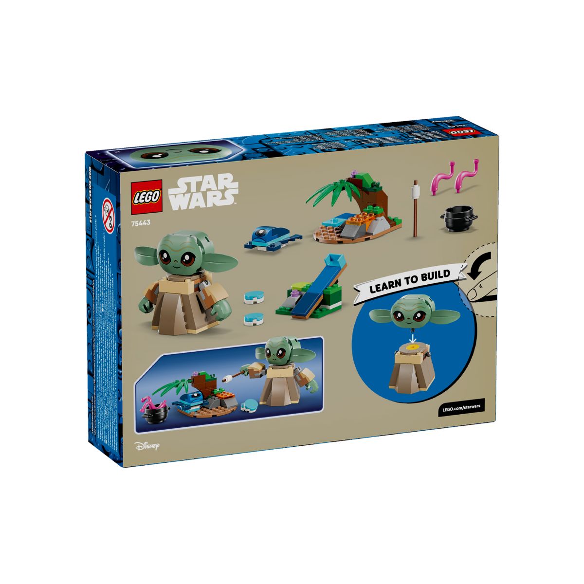 Đồ Chơi Lắp Ráp Ngôi Nhà Của Grogu LEGO STAR WARS 75443 (107 chi tiết)