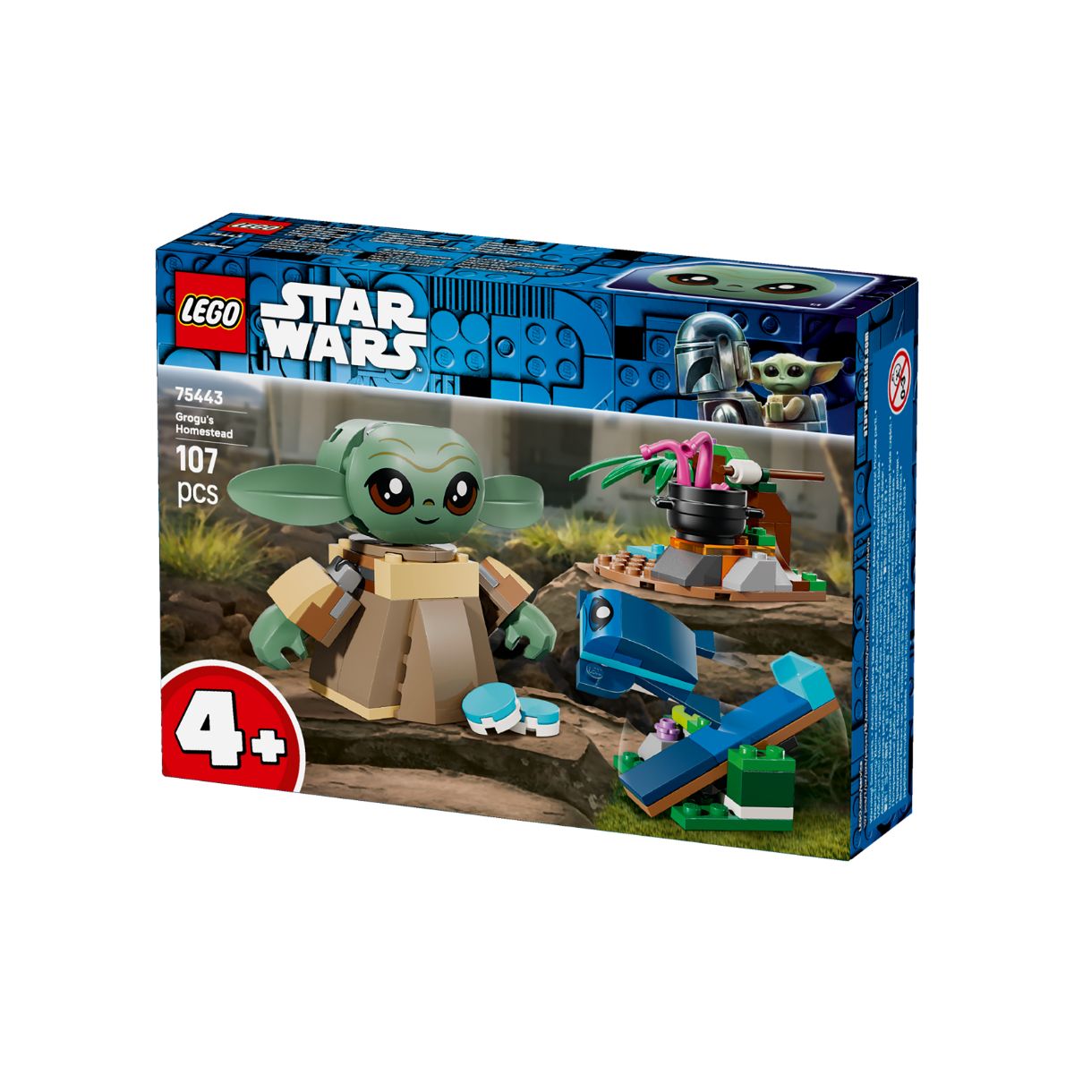 Đồ Chơi Lắp Ráp Ngôi Nhà Của Grogu LEGO STAR WARS 75443 (107 chi tiết)