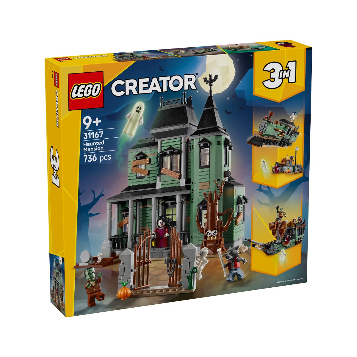 Đồ Chơi Lắp Ráp Ngôi Nhà Ma Quái LEGO CREATOR 31167 (736 chi tiết)
