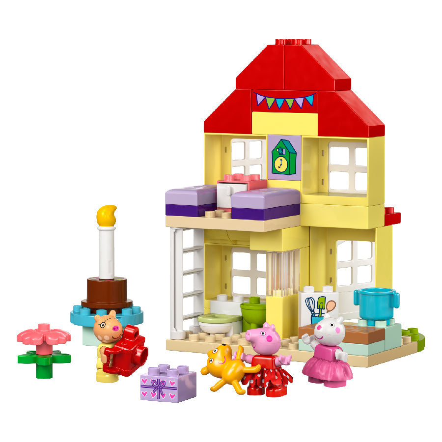 Đồ Chơi Lắp Ráp Ngôi Nhà Sinh Nhật Của Peppa Pig LEGO DUPLO 10433 (59 chi tiết)