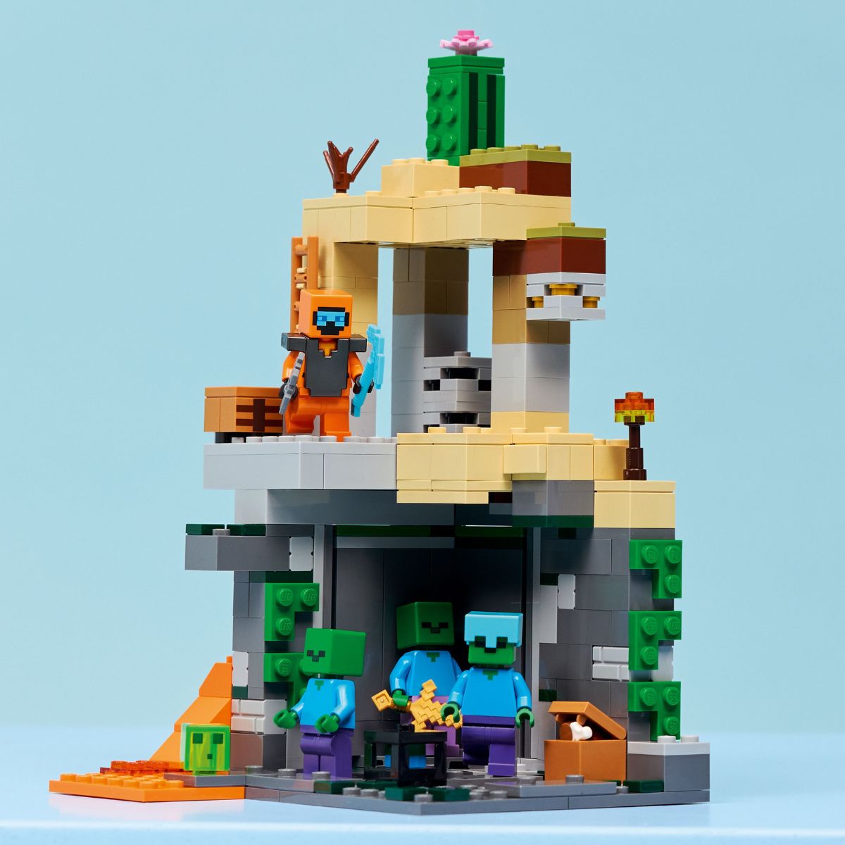 Đồ Chơi Lắp Ráp Ngục Zombie LEGO MINECRAFT 21587 (284 chi tiết)