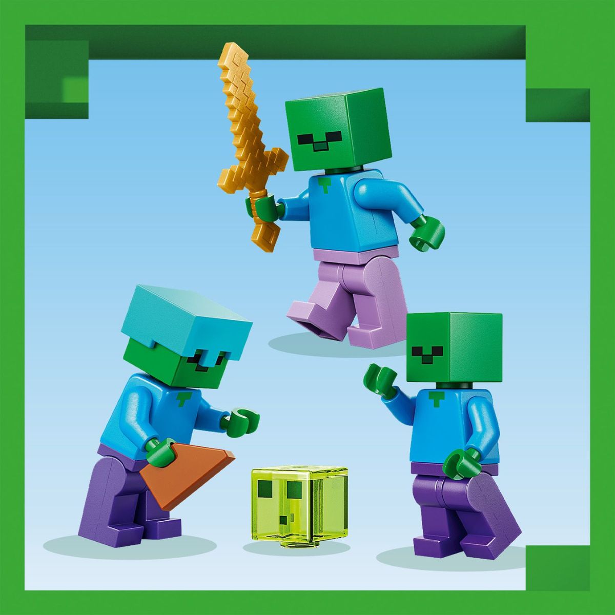 Đồ Chơi Lắp Ráp Ngục Zombie LEGO MINECRAFT 21587 (284 chi tiết)
